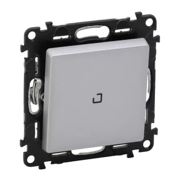 Legrand Valena Life 752304 egypólusú kapcsoló (101), 10 A, IP20, alumínium, süllyesztett