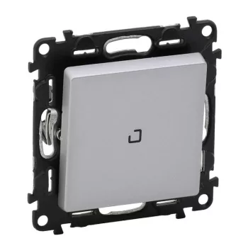 Legrand Valena Life 752310 egypólusú kapcsoló (101), 10 A, IP20, alumínium, süllyesztett