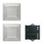 Legrand Netatmo 752350 Párosított szett: Alternatív kapcsolás mikromodul segítségével - 2 vezeték nélküli kapcsoló + mikromodul Valena Life Netatmo alumínium ( 752350 )