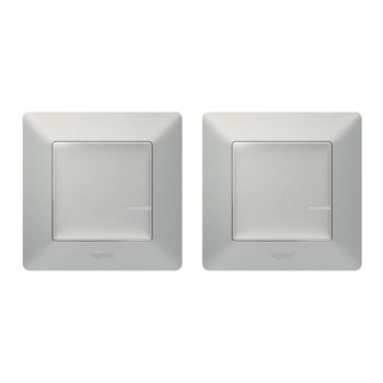   Legrand Netatmo 752352 Párosított szett: Alternatív kapcsolás - 1 intelligens kapcsoló + 1 vezeték nélküli kapcsoló Valena Life Netatmo alumínium ( 752352 )