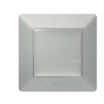 Legrand Valena Life Netatmo 752385 egypólusú kapcsoló (101), IP40, alumínium, falon kívüli