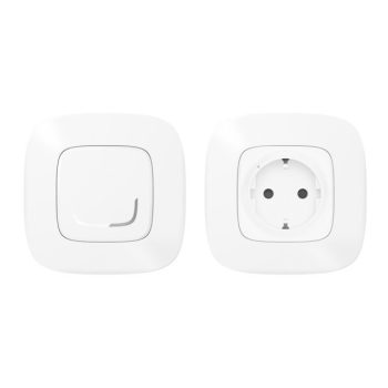   Legrand Netatmo 752554 Párosított szett: Vezérelhető csatlakozó aljzat - 1 intelligens csatlakozóaljzat + 1 vezeték nélküli kapcsoló Valena Allure Netatmo fehér ( 752554 )