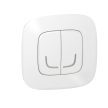 Legrand Netatmo 752587 Vezeték nélküli kapcsoló - kettős egypólusú Valena Allure Netatmo fehér ( 752587 )