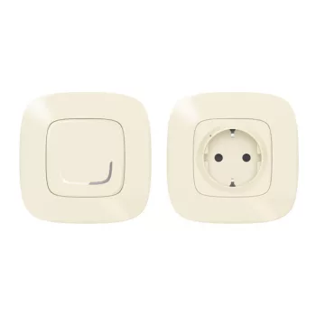 Legrand Valena Allure Netatmo 752654 párosított szett, IP40, elefántcsont, süllyesztett