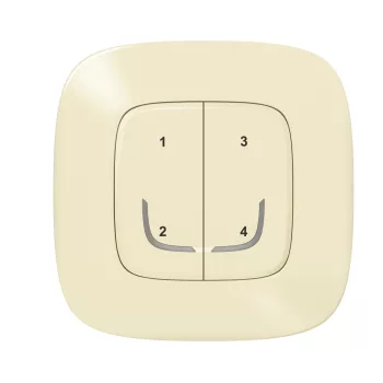 Legrand Valena Allure Netatmo 752668 szcenárió kapcsoló, IP40, elefántcsont, falon kívüli