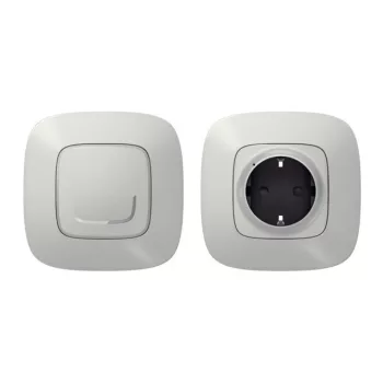Legrand Valena Allure Netatmo 752754 párosított szett, IP40, alumínium, süllyesztett