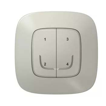 Legrand Valena Allure Netatmo 752768 szcenárió kapcsoló, IP40, alumínium, falon kívüli