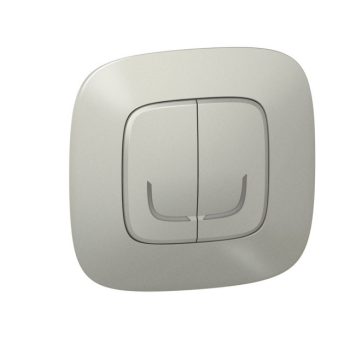   Legrand Netatmo 752787 Vezeték nélküli kapcsoló - kettős egypólusú Valena Allure Netatmo alumínium ( 752787 )
