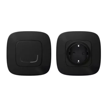 Legrand Valena Allure Netatmo 752854 párosított szett, IP40, fekete, süllyesztett