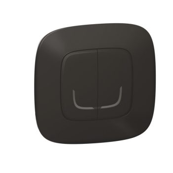   Legrand Netatmo 752887 Vezeték nélküli kapcsoló - kettős egypólusú Valena Allure Netatmo fekete ( 752887 )