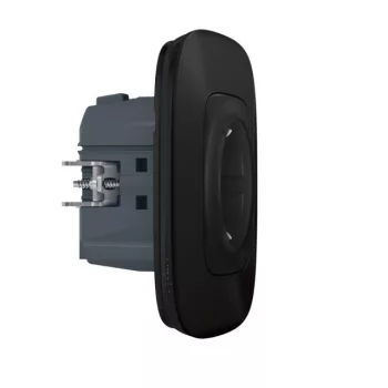 Legrand Valena Allure Netatmo 752894 földelt dugalj 2P+F, 16 A, IP40, fekete, süllyesztett
