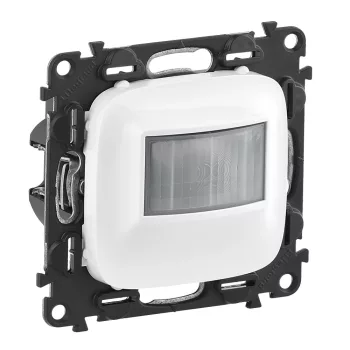   Legrand 752970A Valena Allure mozgásérzékelős (PIR) kapcsoló, 2-150 W (LED max. 100 W), 2 vezetékes, alumínium (Legrand 752970A)