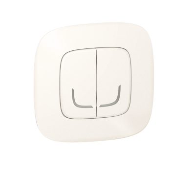   Legrand Netatmo 752988 Valena Allure okos csillárkapcsoló (végrehajtó), süllyesztett, díszítőkerettel szállítva, gyöngyház színű, fázis-nulla megtáplálású, két külön kapcsolt fázis elmenővel, gatewayhez csatlakoztatható