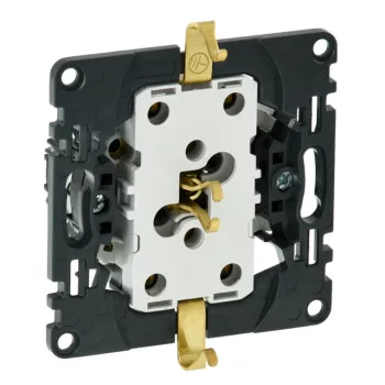Legrand Valena InMatic 753027 kettős dugalj 2x2P+F, 16 A, IP20, süllyesztett