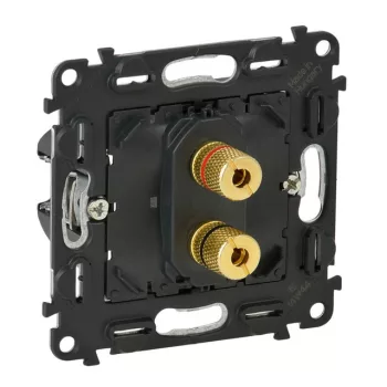   Legrand 753076 Valena InMatic Banándugós mono hangszóró-csatlakozóaljzat mechanizmus ( Legrand 753076 )