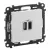 Legrand Valena Life 753106 USB töltőaljzat, 3 A, IP40, fehér, süllyesztett