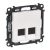 Legrand Valena life 753143 Informatikai csatlakozóaljzat 2xRJ45 Cat6 UTP fehér burkolattal keret nélkül (Legrand 753143)