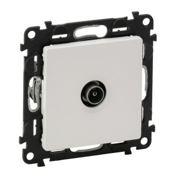  Legrand Valena Life 753160 végzáró TV csatlakozóaljzat 10 dB, fehér burkolattal. keret nélkül, süllyesztett (Legrand 753160)