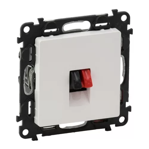 Legrand Valena Life 753172 hangszóróaljzat, IP20, fehér, süllyesztett