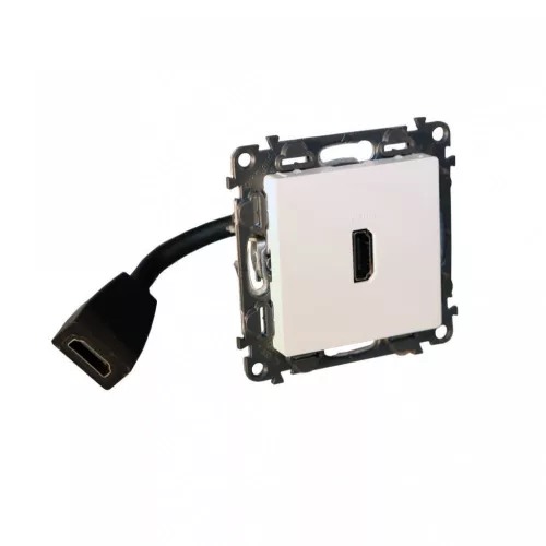 Legrand Valena Life 753175 HDMI csatlakozóaljzat, IP40, fehér, süllyesztett