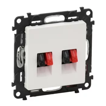 Legrand Valena Life 753178 hangszóróaljzat, IP20, fehér, süllyesztett
