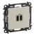 Legrand Valena Life 753207 USB töltőaljzat, 3 A, IP40, elefántcsont, süllyesztett