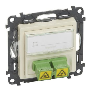   Legrand 753230 Valena Life SC/APC egymódusú optikai csatlakozóaljzat elefántcsont ( Legrand 753230 )