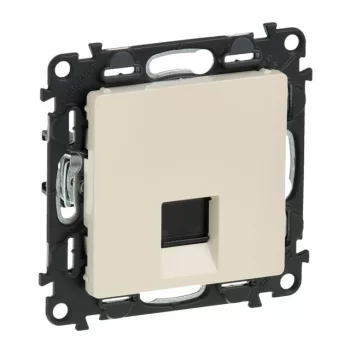  Legrand Valena life 753246 Informatikai csatlakozóaljzat 1xRJ45 Cat6 STP elefántcsont burkolattal keret nélkül (Legrand 753246)