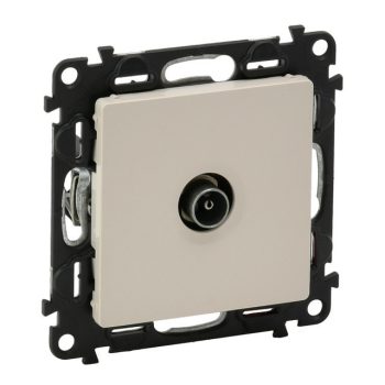   Legrand Valena Life 753251 csillagpontos TV csatlakozóaljzat 1,5 dB, elefántcsont burkolattal. keret nélkül, süllyesztett (Legrand 753251)