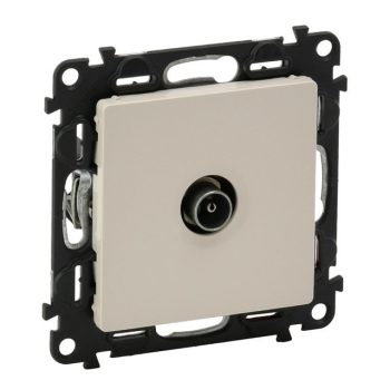   Legrand Valena Life 753260 végzáró TV csatlakozóaljzat 10 dB, elefántcsont burkolattal. keret nélkül, süllyesztett (Legrand 753260)