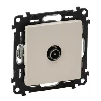 Legrand Valena Life 753260 TV aljzat, IP21, elefántcsont, süllyesztett