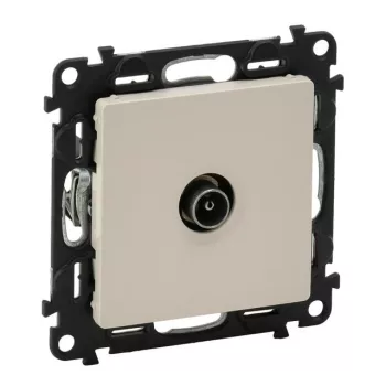 Legrand Valena Life 753261 TV aljzat, IP21, elefántcsont, süllyesztett