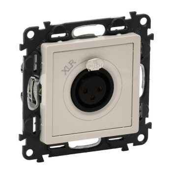   Legrand 753273 Valena Life XLR hárompólusú csatlakozóaljzat - anya elefántcsont ( Legrand 753273 )