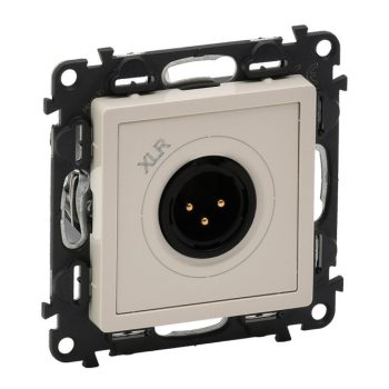   Legrand 753274 Valena Life XLR hárompólusú csatlakozóaljzat - apa elefántcsont ( Legrand 753274 )