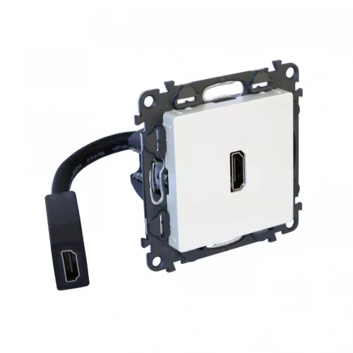 Legrand Valena Life 753275 HDMI csatlakozóaljzat, IP40, elefántcsont, süllyesztett