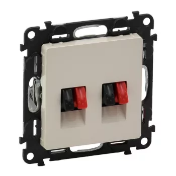 Legrand Valena Life 753278 hangszóróaljzat, IP20, elefántcsont, süllyesztett