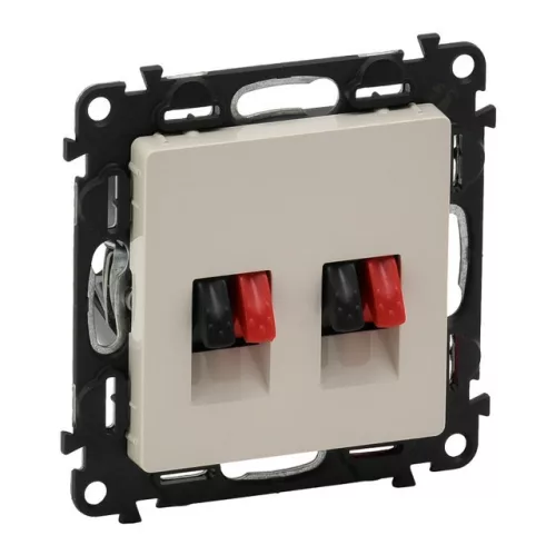 Legrand Valena Life 753278 hangszóróaljzat, IP20, elefántcsont, süllyesztett