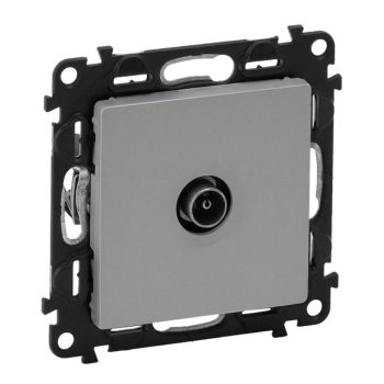   Legrand Valena Life 753351 csillagpontos TV csatlakozóaljzat 1,5 dB, aluminium burkolattal. keret nélkül, süllyesztett (Legrand 753351)