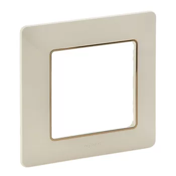 Legrand Valena Life 754061 egyes keret, IP20, elefántcsont / arany