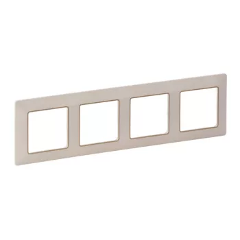 Legrand Valena Life 754064 négyes keret, IP20, elefántcsont / arany