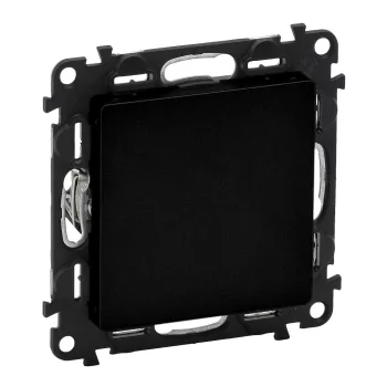Legrand Valena Life 754068 vakfedél, IP20, fekete, süllyesztett