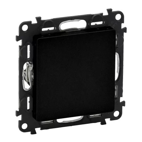Legrand Valena Life 754068 vakfedél, IP20, fekete, süllyesztett