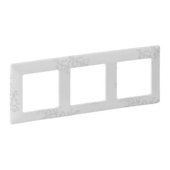   Legrand Valena Life 754123 3-as link keret függőleges és vízszintes elhelyezéssel (Legrand 754123)