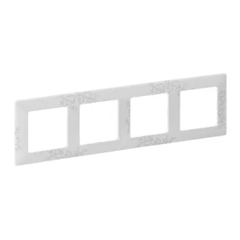   Legrand Valena Life 754124 4-es link keret függőleges és vízszintes elhelyezéssel (Legrand 754124)