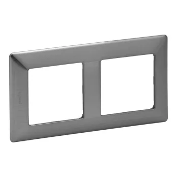 Legrand Valena Life 754152 kettes keret, IP20, inox dekor