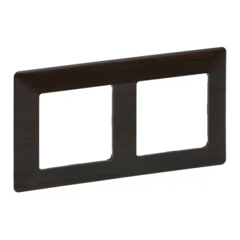 Legrand Valena Life 754172 kettes keret, IP20, wenge dekor