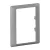 Legrand Valena Life 754241 1-es aluminium keret 2x2P+F csatlakozóaljzathoz (Legrand 754241)