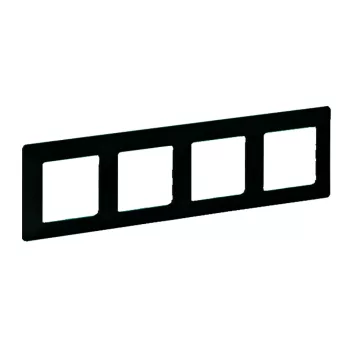 Legrand Valena Life 754254 négyes keret, IP20, fekete