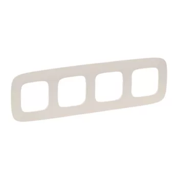   Legrand Valena Allure 754314 4-es elefántcsont keret, függőleges és vízszintes elhelyezéssel