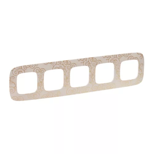 Legrand Valena Allure 754355 ötös keret, IP20, arany dekor